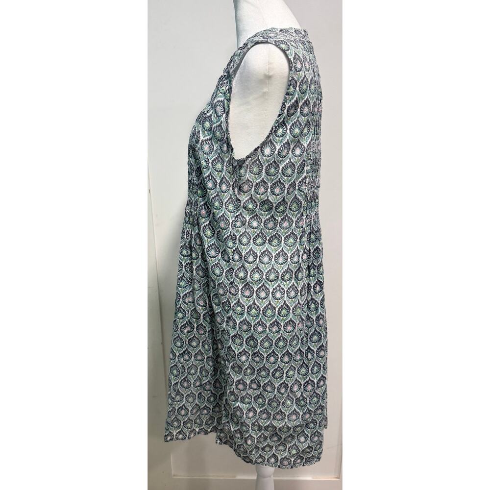 ROLLER RABBIT Featherweight Paisley Printed Sleeveless Cotton Dress Size S - Picture 3 of 6